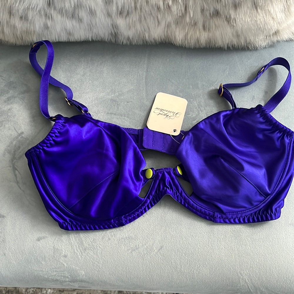 NWT Janet satin Agent Provocateur bra - Picture 2 of 2